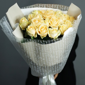 Букет из 19 роз Аваланж (70 см) в Голицыно