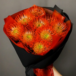 Букет из 9 лейко в Голицыно