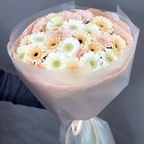 Букет "Гера" из 25 гербер в Голицыно