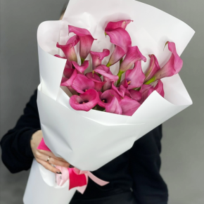 Монобукет из 21 каллы в Голицыно