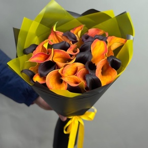 Букет "Карамель" из 29 калл в Голицыно