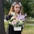 Композиция с георгинами на 1 сентября в белом ящике в Голицыно Композиция с георгинами на 1 сентября в белом ящике в Голицыно