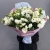 Букет "Изысканность" из 31 белой эустомы в Голицыно Букет "Изысканность" из 31 белой эустомы в Голицыно