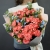 Букет "Фортуна" из коралловых роз и оксипеталума в Голицыно Букет "Фортуна" из коралловых роз и оксипеталума в Голицыно