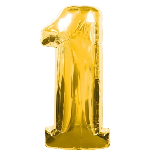 Шар гелиевый цифра 1 (40х102 см) в Голицыно
