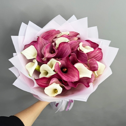 Букет из 25 нежных калл в Голицыно