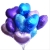 Сердце сиреневое фольгированный шар с гелием (45 см) в Голицыно