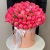 Композиция в шляпной коробке из 113 пионов Корал Шарм в Голицыно Композиция в шляпной коробке из 113 пионов Корал Шарм в Голицыно