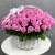 Композиция в корзине из 101 розовой розы Аква (40 см) в Голицыно Композиция в корзине из 101 розовой розы Аква (40 см) в Голицыно