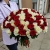 Букет из 101 красной и белой розы (50 см) в Голицыно Букет из 101 красной и белой розы (50 см) в Голицыно